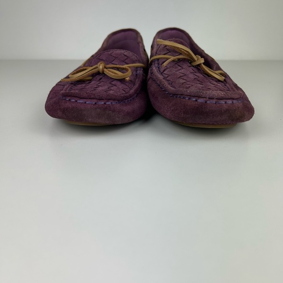 BOTTEGA VENETA DRIVING SHOE LOAFER PLUM COLOR SIZE 40.5 UNISEX - Picture 5 of 11